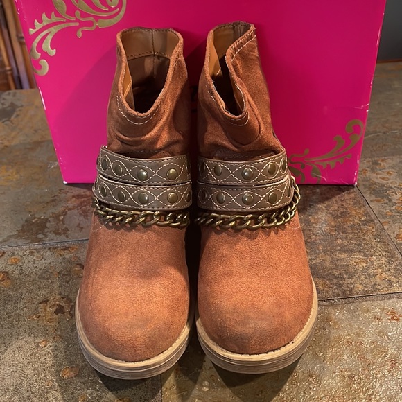 Candie’s Cacuracotan Brown Booties- Size 7 🤎🍂🤠 - Picture 5 of 16